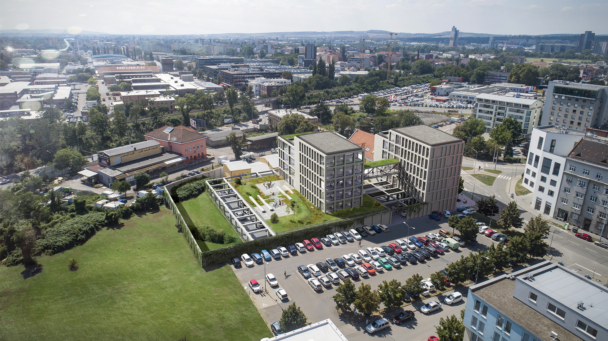 Administrative building KHS-JMK, Brnow project