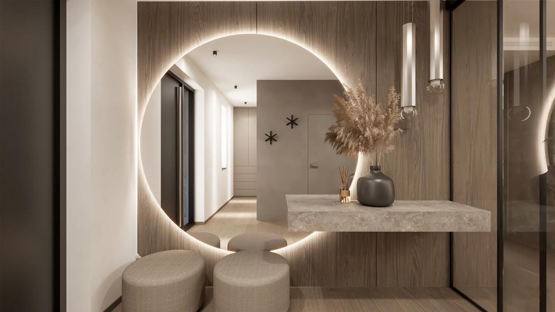 Interior of family house