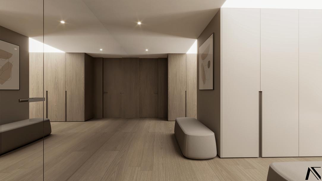 Interior of family house