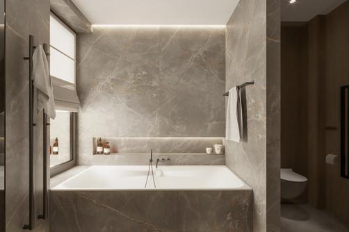 Interior of family house