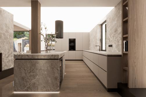 Interior of family house